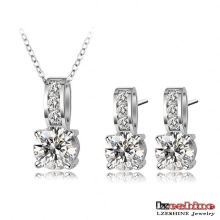 Wedding Bridal Pendant& Earrring Jewelry Sets (CST0002-B)